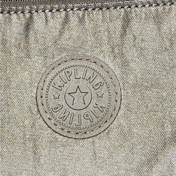 Kipling Handbags - Kipling Metallic Pewter Crossbody Bag